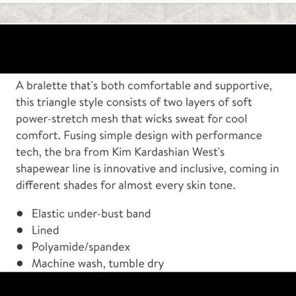 SKIMS Mesh Triangle Bralette - Picture 6 of 12